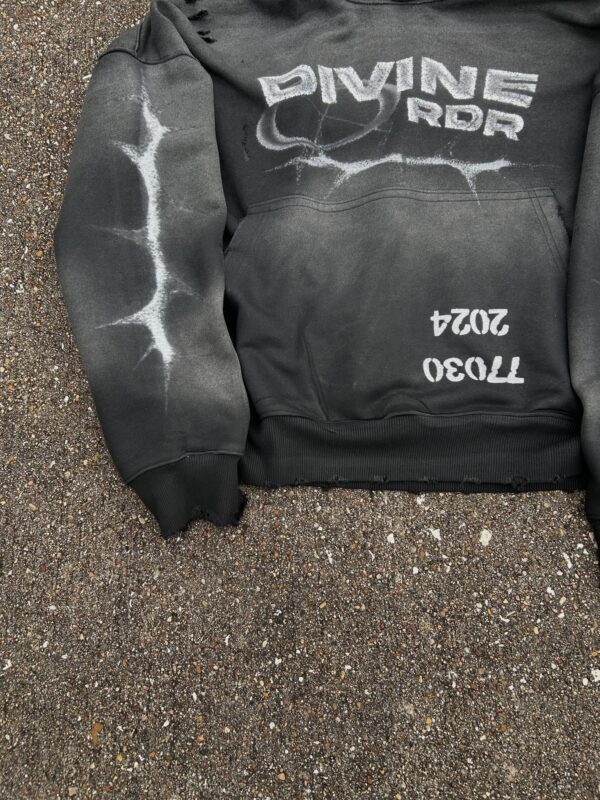 Black Agony Hoodie - Image 8