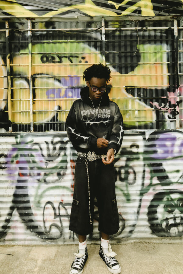 Black Agony Hoodie - Image 2