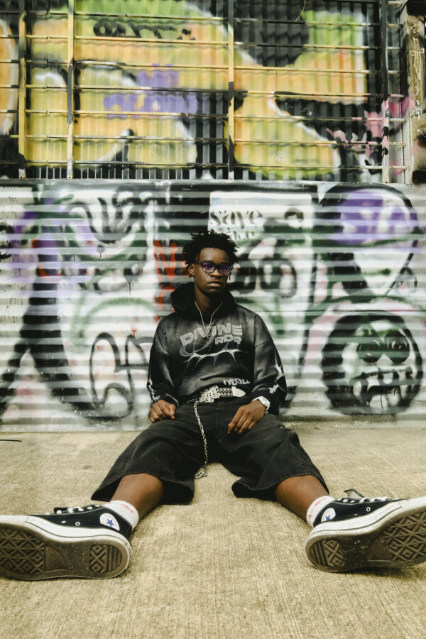 Black Agony Hoodie - Image 3